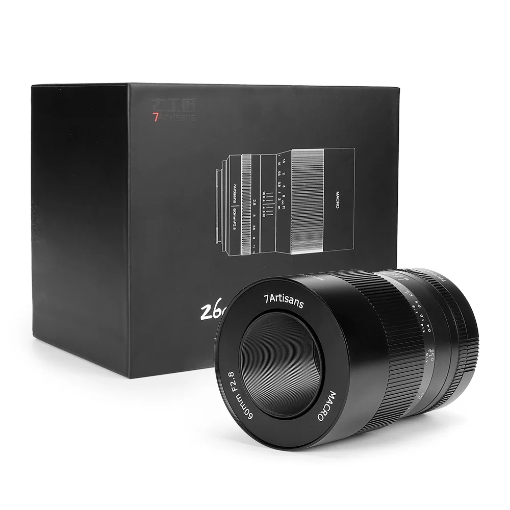 7artisans 60mm f2. 8 1:1 magnification macro lens is suitable for the Canon EOSM EOSR E Fuji M43 nikon z Mount |