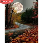 HUACAN краска по номеру осень рисунок на холсте Ручная Краска ed краска ing Art подарок DIY картинки по номеру наборы Луна домашний декор