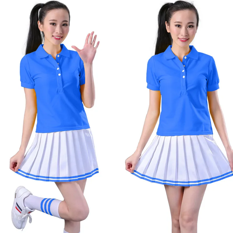 Костюм Болельщицы одежда для футбола регби баскетбола девочек чирлидинга