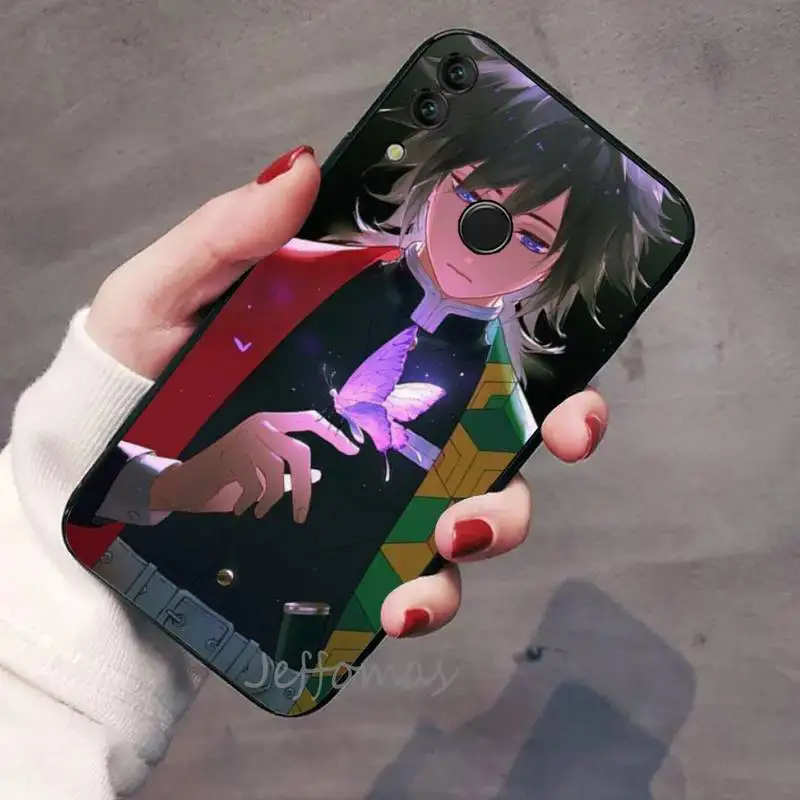 

Anime Demon Slayer Kimetsu no Yaiba Phone Case For Huawei Honor view 7a5.45inch 7c5.7inch 8x 8a 8c 9 9x 10 20 10i 20i lite pro