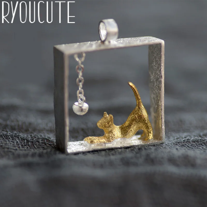 Богемный серебряный цвет большой ожерелья с котом для раннего Воротника