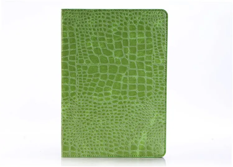 green Подставка под крокодиловую кожу Флип кожаный чехол для Ipad 9,7 5-й 6-й планшет Чехлы для Ipad 5/6 Air 2 защитная оболочка - Цвет: green
