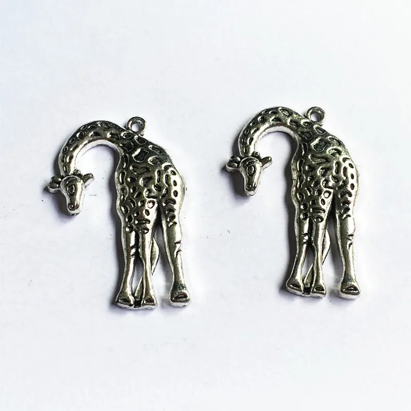 

6pcs/lot Giraffe Minimalist Choker Pendants, Diy Handmade Necklace Aesthetic AccessoriesCharms Findings Jewelry Making Supplies
