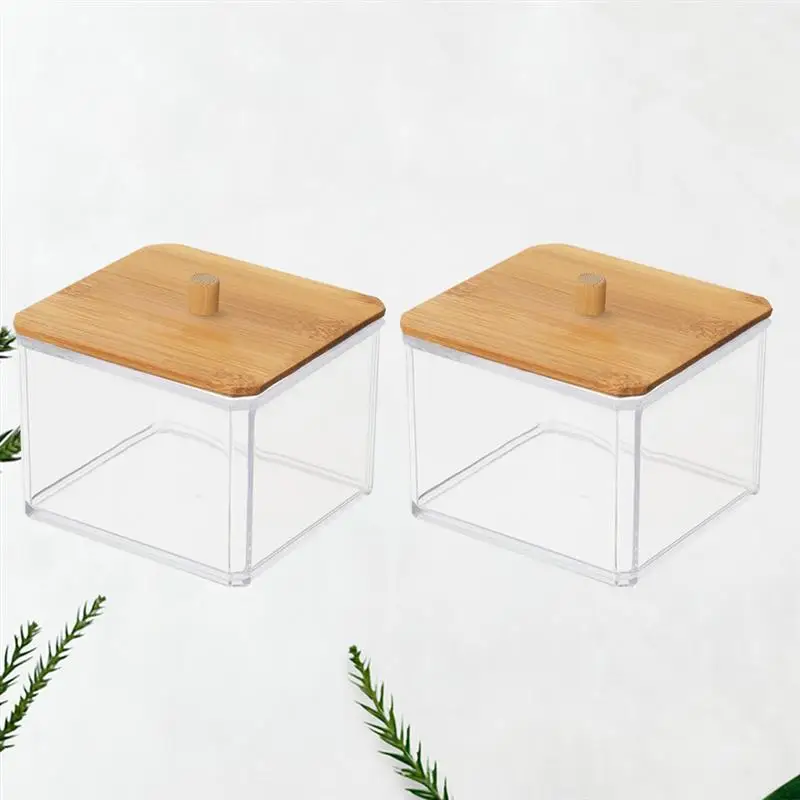 2 PCS Swab Holder Durable Lightweight Storage Container for Home Office Desk | Дом и сад