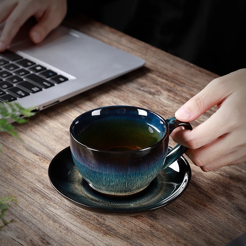 Европейский благородный костяной фарфор кофейная чашка блюдце ложка набор