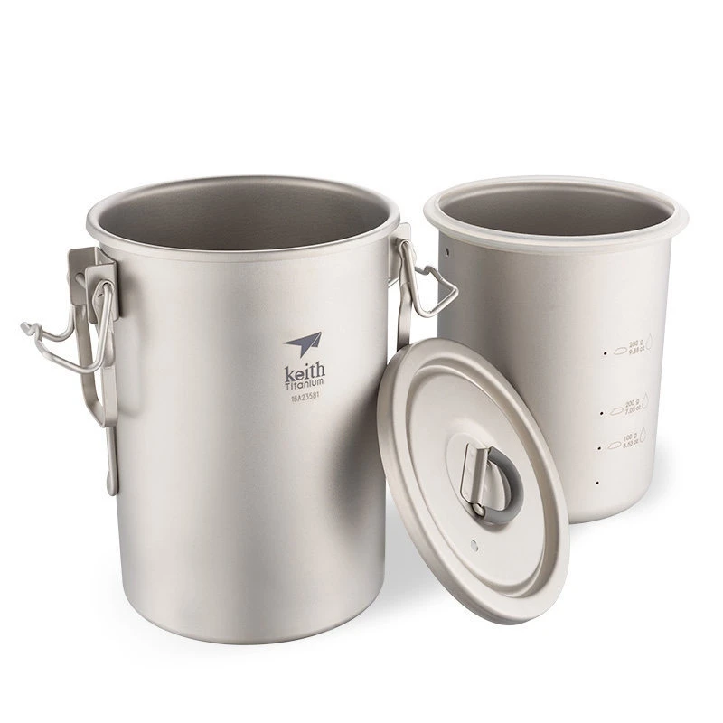 Уличный кухонный горшок ссветильник легкая Титановая посуда портативная плита