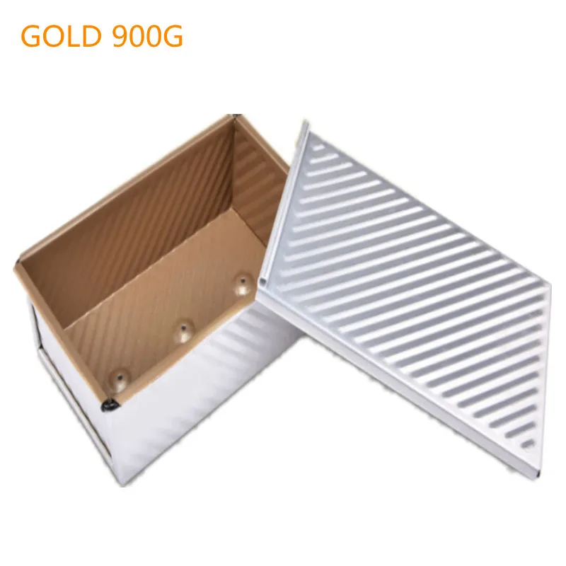 

Toast Box Mold Rectangular Loaf Pan Carbon Steel Non-stick Bellows with Cover Bread Mold Eco-Friendly Baking Tools for Cakes