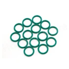 10 шт. CS 2 ммFKMуплотнительное кольцо OD 5-70 мм зеленый фторсодержащий каучук кольца идентификатор прокладок 1-66 мм хорошей устойчивостью к маслам