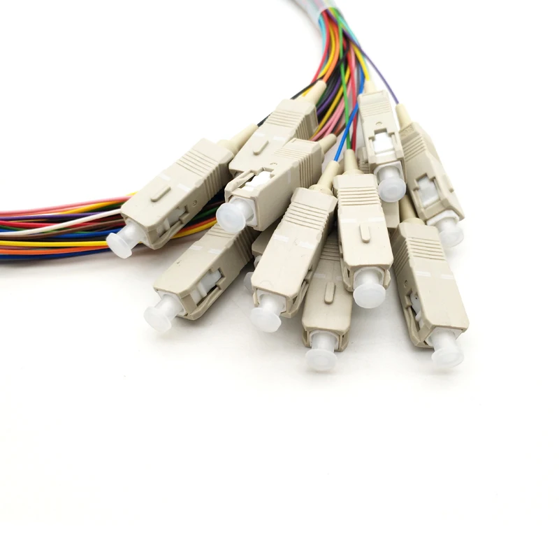 12 цветов SC Multimode мм OM4 0 9 1 м 5 2 волоконно оптическая косичка