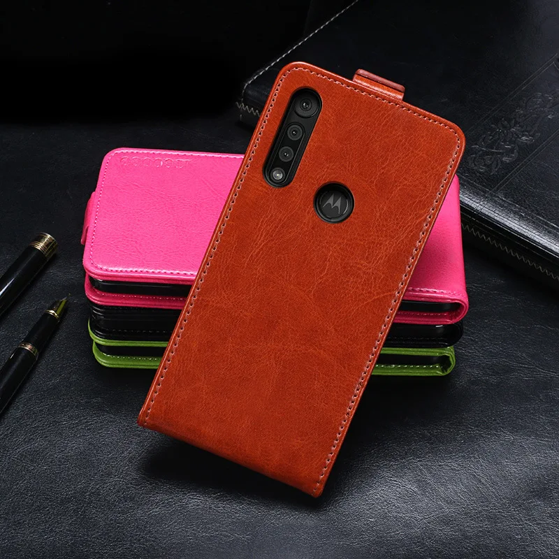 Чехол книжка из искусственной кожи для Motorola One Macro|Бамперы| |