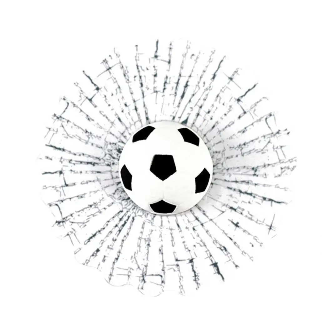 1 лист креативный эффект разбитого стекла 3D Автомобильная наклейка