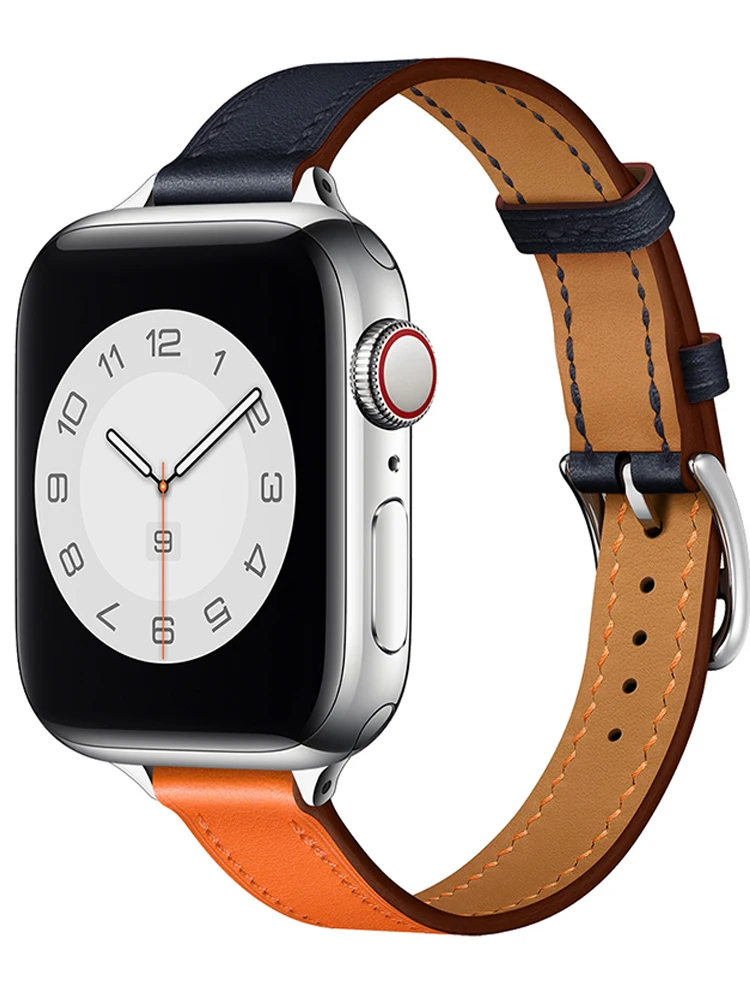 

Ремешок кожаный для Apple Watch band 44 мм 40 мм 42 мм 38 мм