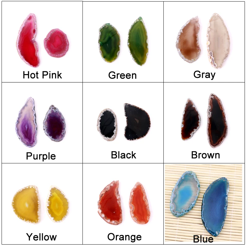 1 шт многоцветные полудрагоценные камни ожерелье кулон ювелирные изделия