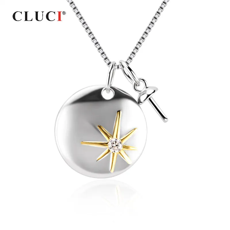 

Женское кольцо с круглым жемчугом CLUCI, серебряное кольцо 925 пробы с подвеской в виде морской звезды, SP427SB