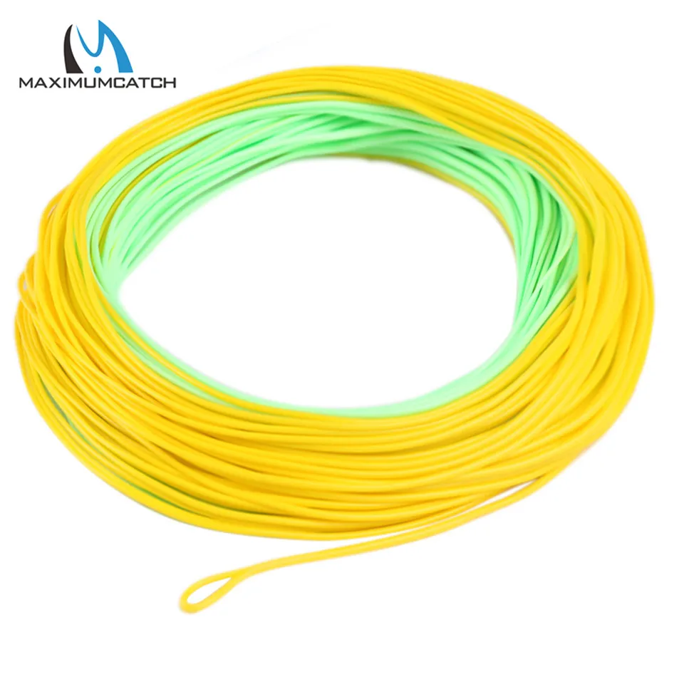 Maximumcatch 90FT 4wt 8wt двухцветная леска для ловли нахлыстом Вес вперед плавающая с двумя
