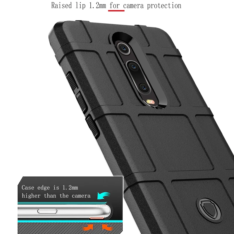 Противоударный чехол для Mi 9 T Pro Xiaomi Mi9T армейский силиконовый резиновый Redmi K20