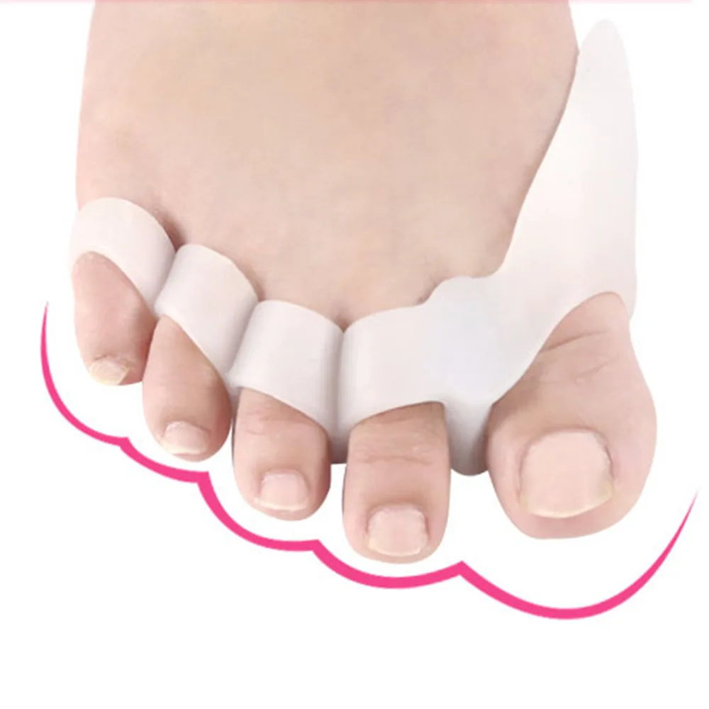 2 шт. силиконовый разделитель для пальцев ног при вальгусной деформации - купить