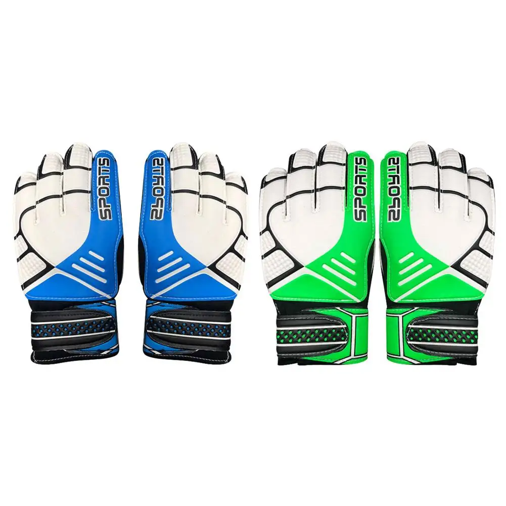 

Перчатки для вратаря, износостойкие перчатки для вратаря, противоскользящие латексные перчатки с регулируемыми ремешками, двойная защита ...
