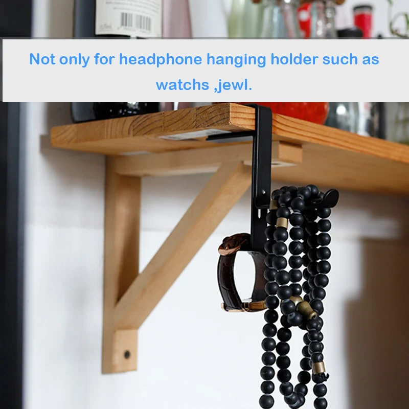 Аксессуары для наушников держатель настольный металлический крючок Настольный