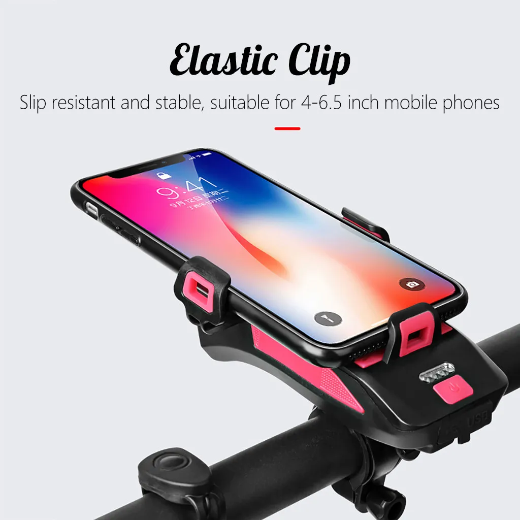 Велосипедный светильник держатель для телефона 4 в 1 велосипедный передний usb на