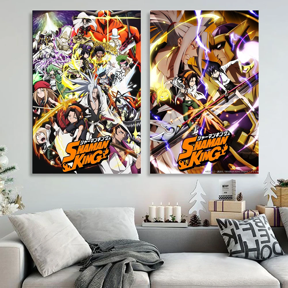 

Shaman King 1998 Poster Popular Classic Japanese Anime Home Decor Retro Poster Prints Canvas Painting Wall Art Home Room Decor