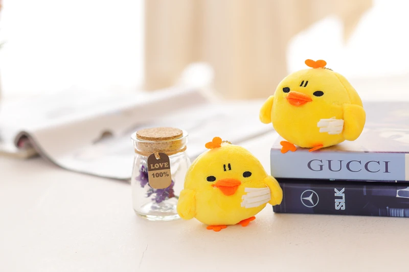 Приблизительный размер 10 см Милый плюшевый Цыпленок мягкая кукла плюшевые