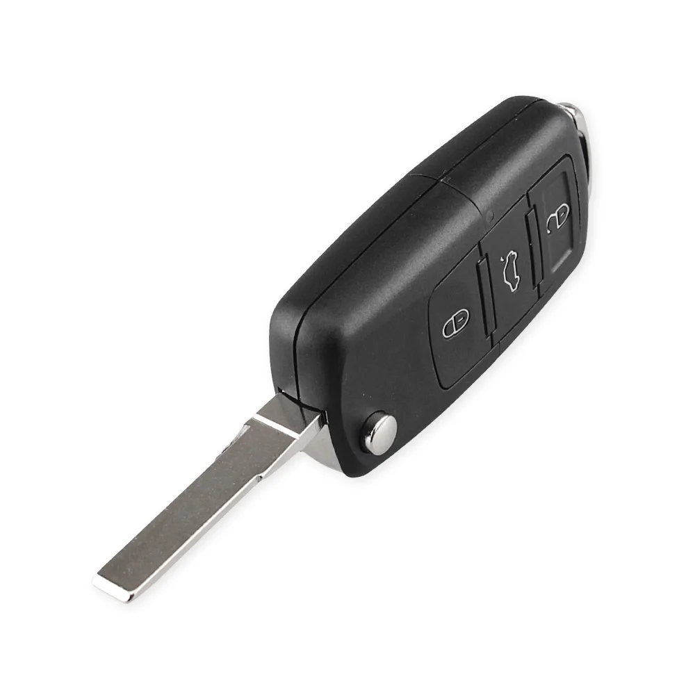 KEYYOU Uncut/Cut Blade 3 BT флип чехол для VOLKSWAGEN VW polo passat b5 Tiguan Golf сиденья|Ключ от авто| |