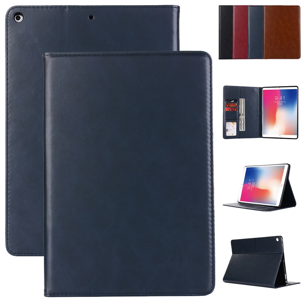 Деловой кожаный чехол-книжка для iPad 10 2 дюйма 2019 7-го поколения A2197 A2200 A2198 чехол с