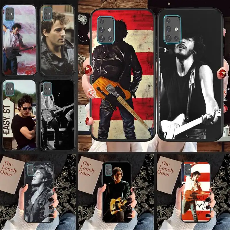 

Bruce Springsteen Phone Case For Huawei P9 P10 P20 P30 P40 pro lite plus Smart Cover Fundas Coque