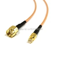 new modem coaxial cable rp sma male plug to mcx male plug connector rg316 cable 15cm 6inch adapter rf pigtail