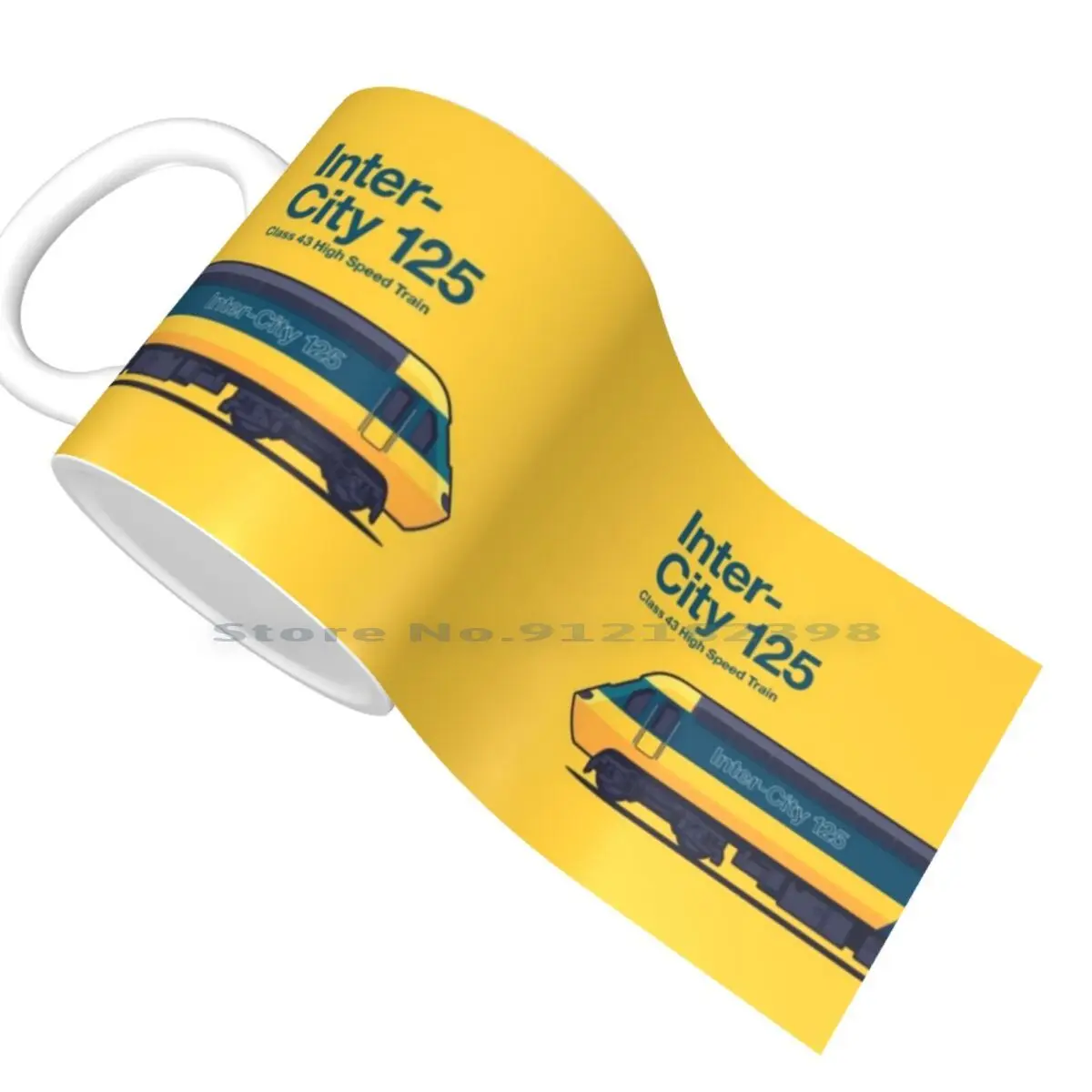 Intercity 125 High Speed Train Side Profile Orig Ceramic Mugs Coffee Cups Milk Tea Mug Hst | Дом и сад