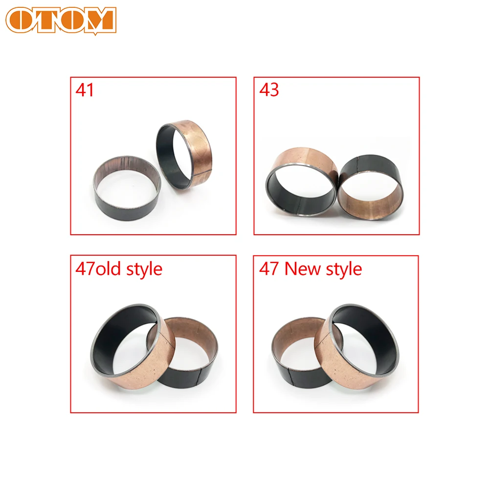 

OTOM Motorcycle 41mm 43mm 47mm Front Shock Absorber Maintenance Fork Bushing Positive And Reversed For KTM HONDA T6 K6 Universal