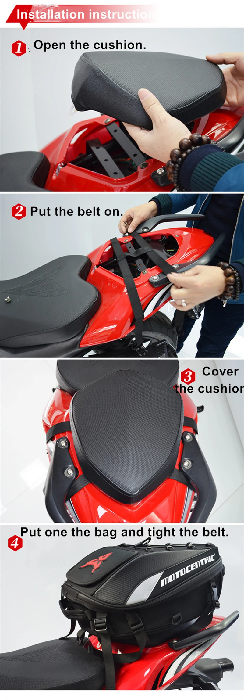 Moto rcycle водонепроницаемый гоночный Мото шлем Дорожные сумки чемодан сумки с рюкзак велосипедиста Хвост сумка мужские мото rbike сумки