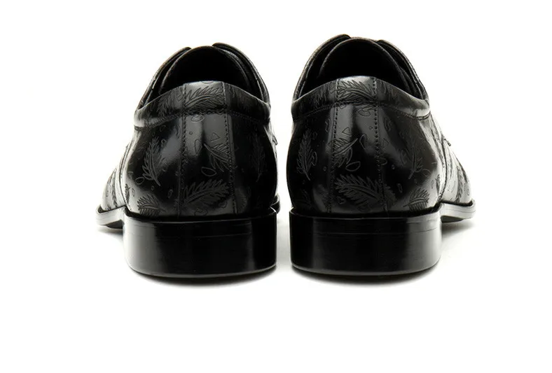 Деловые туфли большого размера европейский размер 45 черные классические из