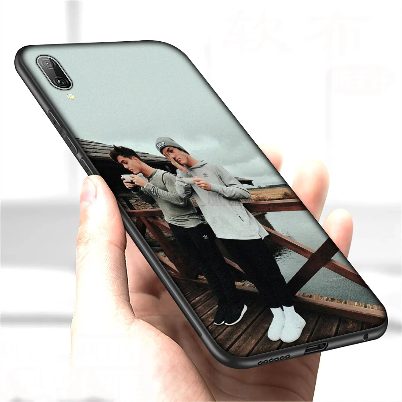 Доланские Близнецы поп Мягкий силиконовый чехол для телефона huawei Коврики 30 20 10 Pro