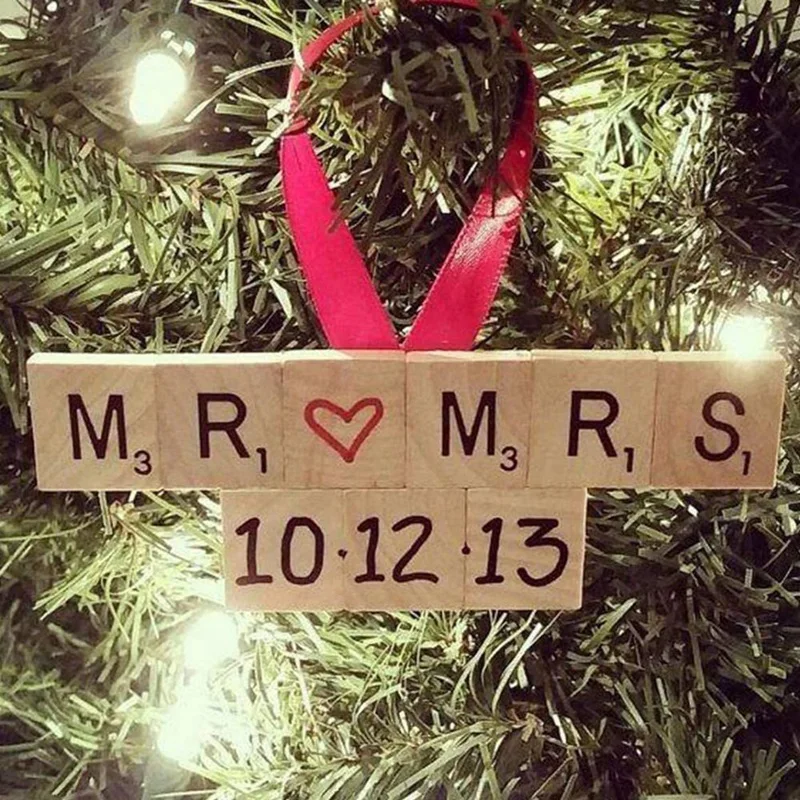 Лучшие 500 шт. скраббл буквы для рукоделия деревянные плитки DIY подарки украшения