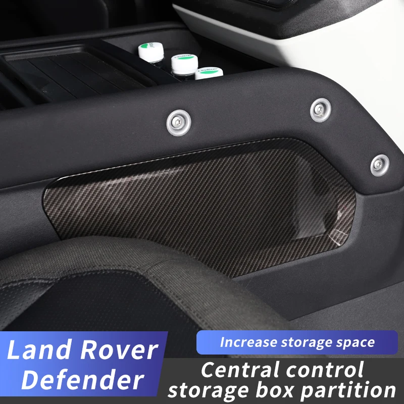 

20-22Year Land rover Defender 90 110 accessories Decoration Armrest Central Storage Box Partition Cover Decoration Patch