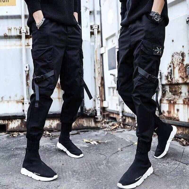 

Summer thin overalls men's Korean version of the trend of loose young handsome all-match summer men's casual long pants with fee