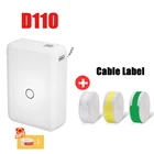 Устройство для печати этикеток D110, беспроводной принтер с несколькими шаблонами, доступно для телефона, офиса и дома