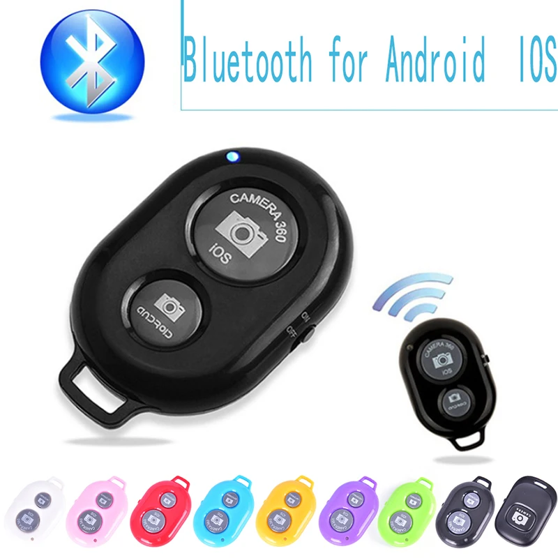 

1pc Wireless Bluetooth Camera Shutter Remote Control for IOS & Android Smartphones