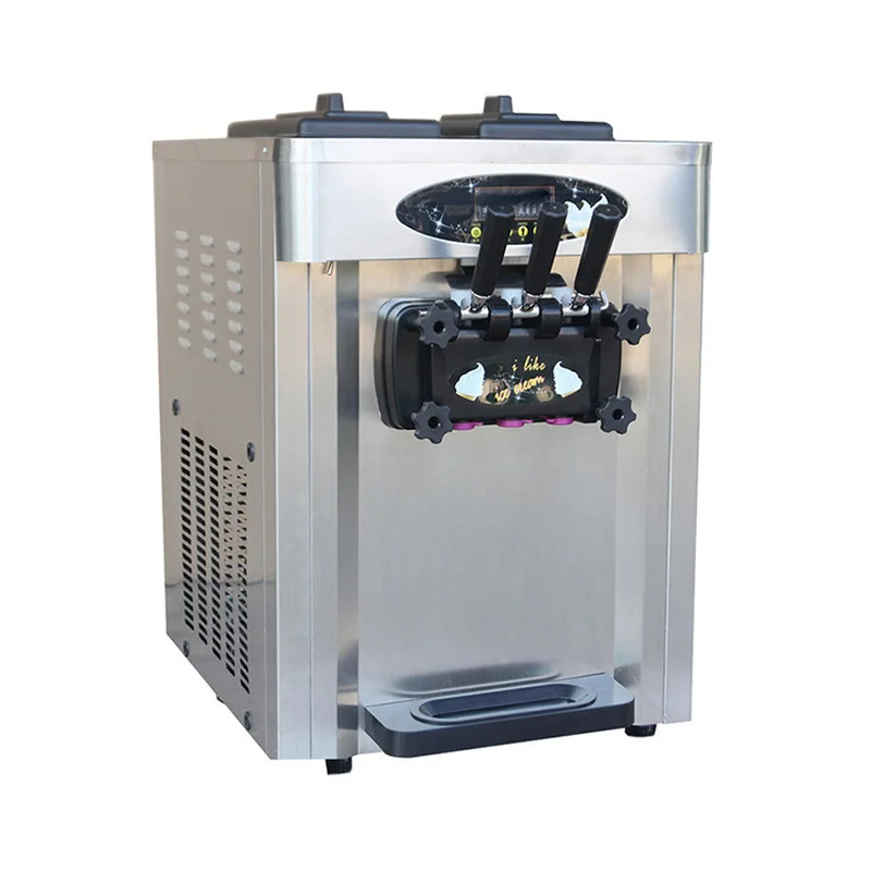 

Коммерческая настольная машина для мороженого с тремя головками вертикальная машина для мороженого Автоматическая машина для мороженого