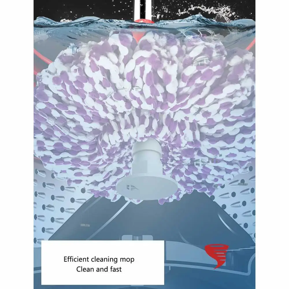 Новая креативная вращающаяся швабра с ведром Швабра для деревянных полов от пыли