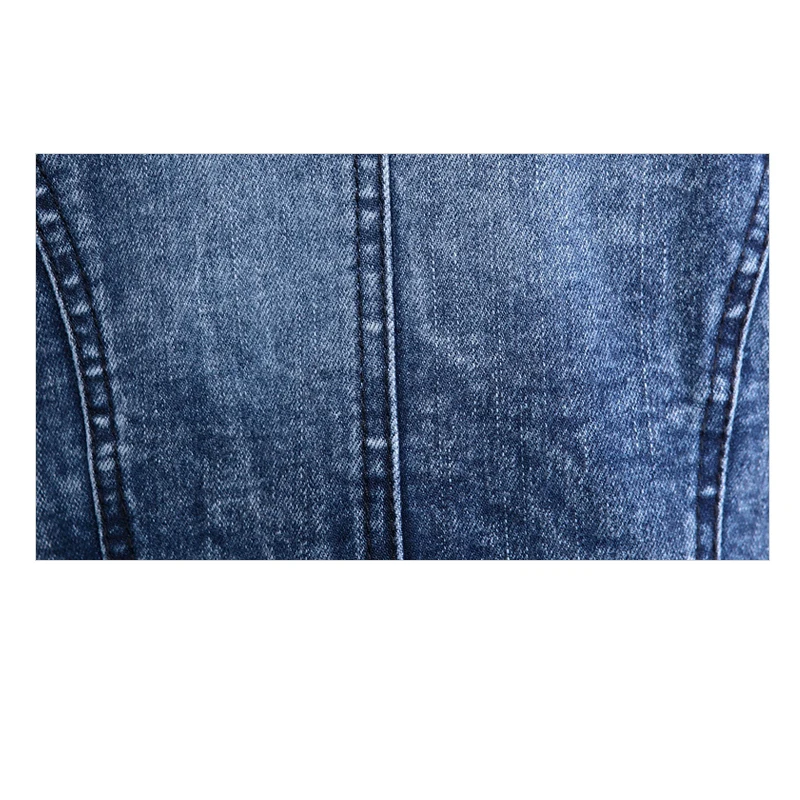 Женская джинсовая куртка с заклепками Классическая в стиле ретро со стразами и