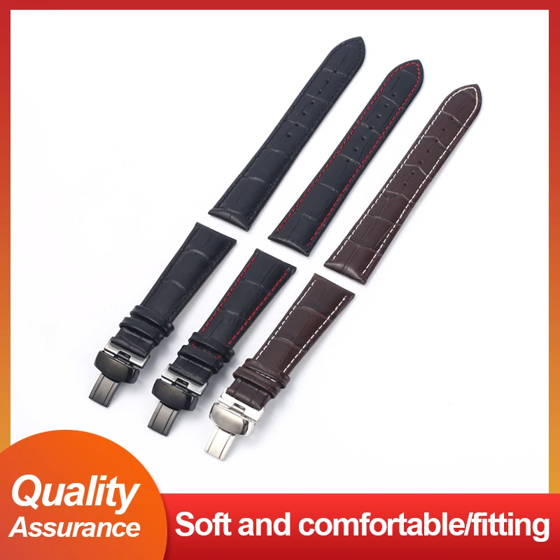 

Luxury Genuine Leather Watch Band Soft Cowhide Leather Strap Bracelet 22mm For MIDO Watchbands