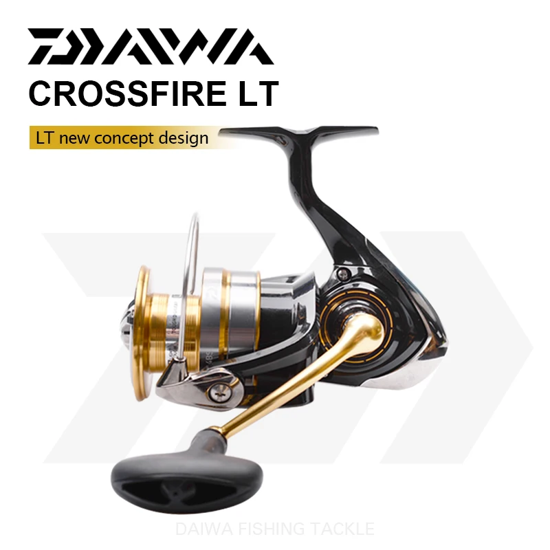 Катушка для спиннинга DAIWA CROSSFIRE LT 1000/2000/2500/3000-C/4000-C/5000-C/6000 3 + 1BB металлическая колеса