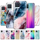 Роскошный чехол Realme 8 Pro, чехол для телефона OPPO Realme 8 Pro 7 6 5 7i C3 C21 C11 X7 V13, Мраморная задняя крышка Realme8