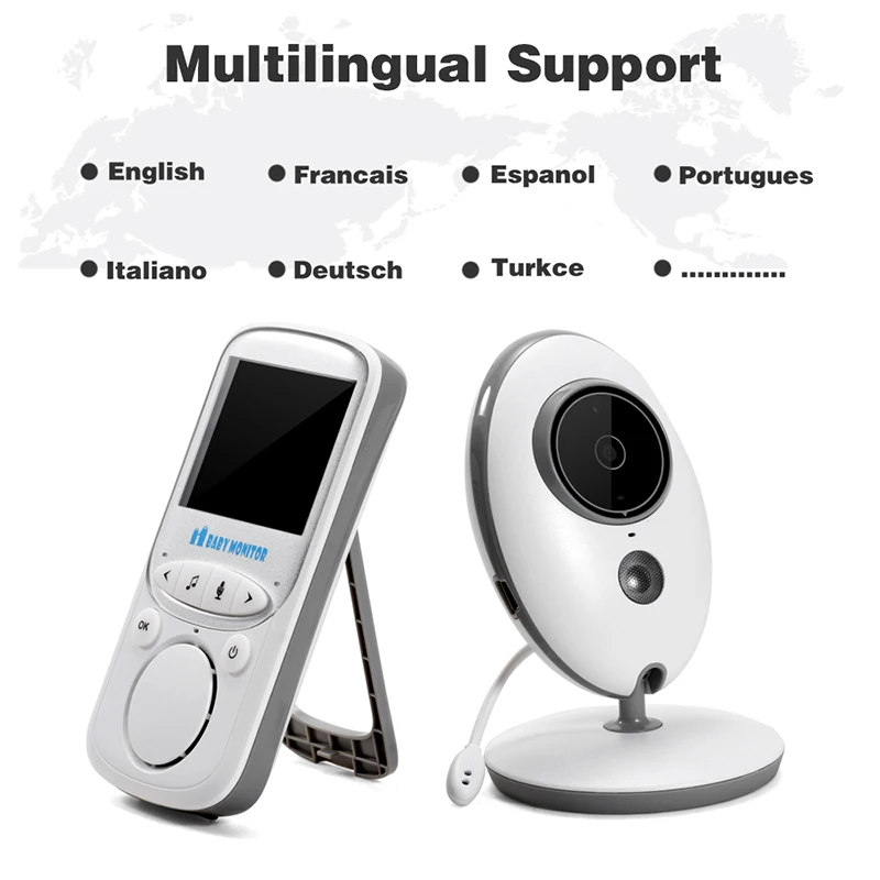 VB605 Беспроводной видео Видеоняни и радионяни 2 4 дюймов мини Камера ГГц домофон