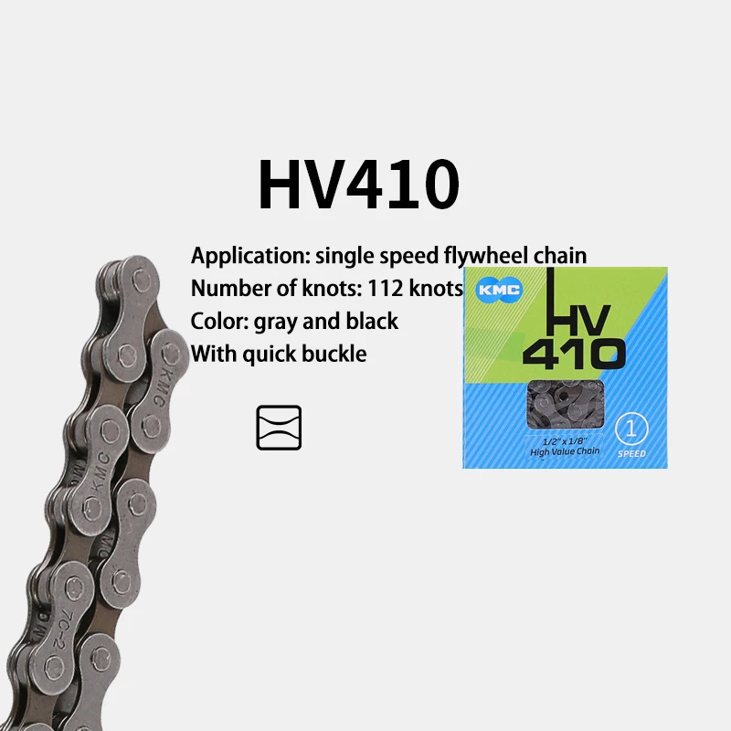 

KMC Bicycle Chain 112L 116L MTB Chain HV410 HV408 6 7 8 Speed Road MTB Bike flywheel Chains Anti-skid Bike Accessories SRAM