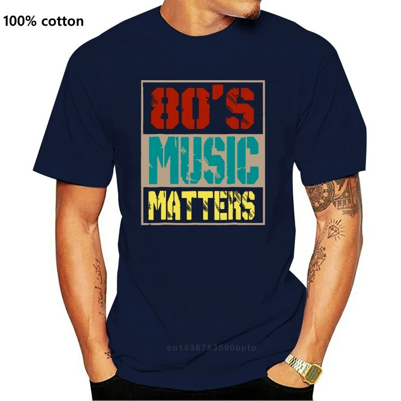 

New Men T Shirt 80's Music Matters Women t-shirt