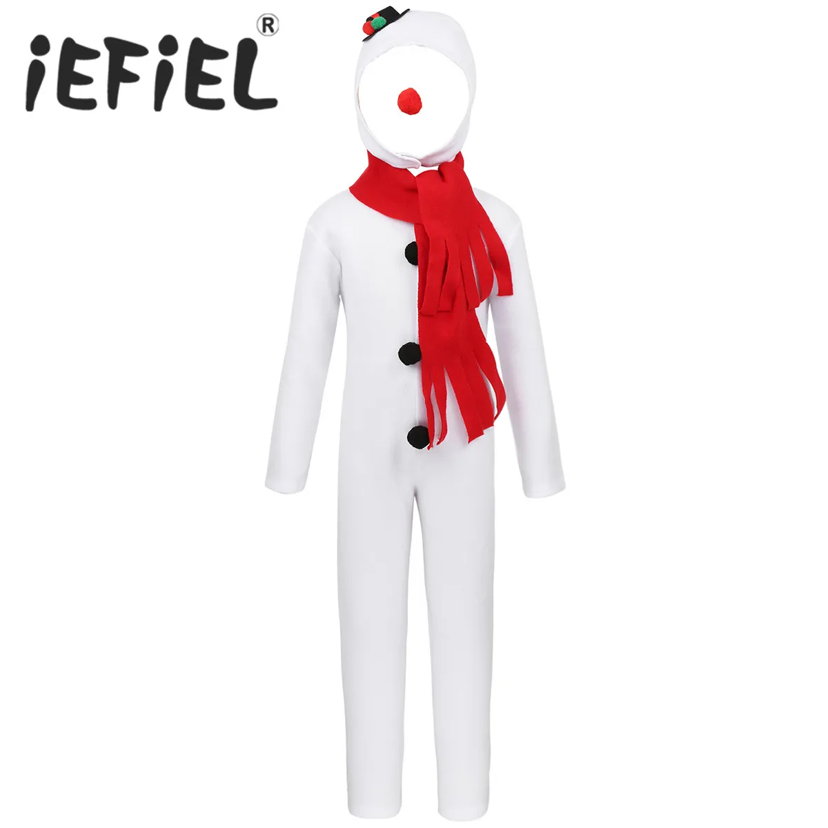 Нарядное рождественское платье со снеговиком для маленьких мальчиков и девочек